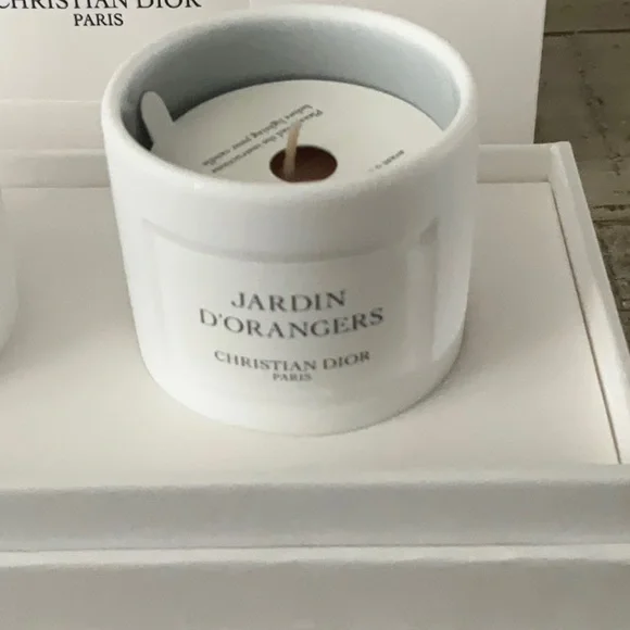 Dior White Candle Set - Ambre Nuit & Jardin d'Orangers - Picture 3 of 3